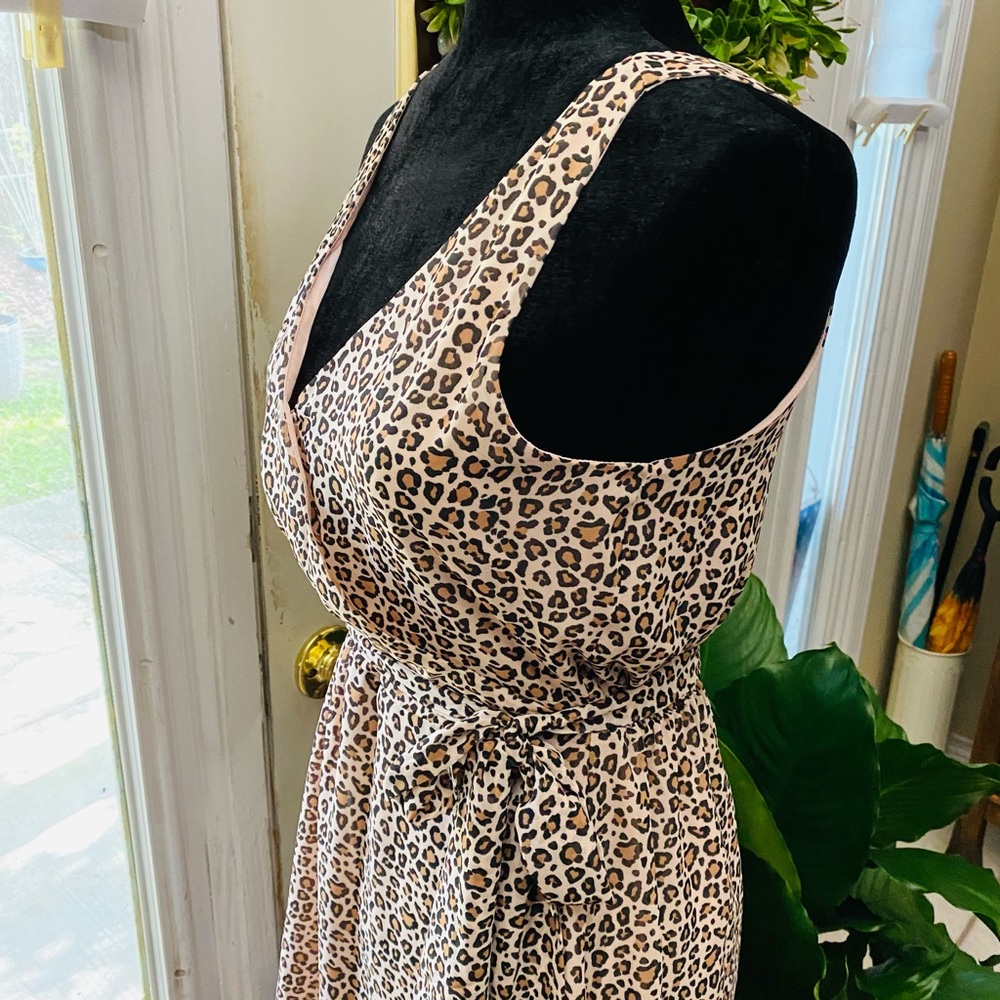 A New Day Women’s Leopard Print Dress XS - Picture 4 of 7